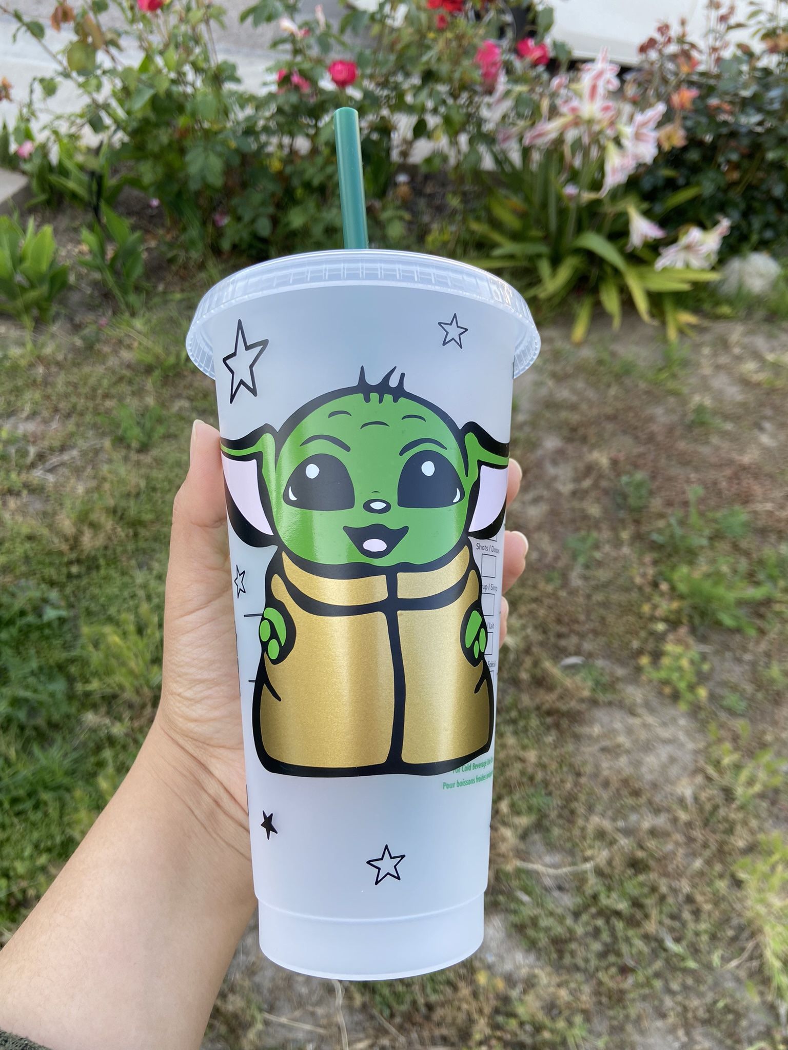 Baby Yoda Starbucks Cup