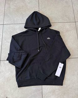 Alo Black Pullover Hoodie with Tags