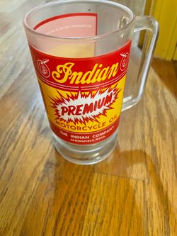 Indian Motorcycle Oil beer mug or stein