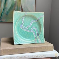 Handcrafted Decorative Dish ( 8" x 8" ) firm on price 