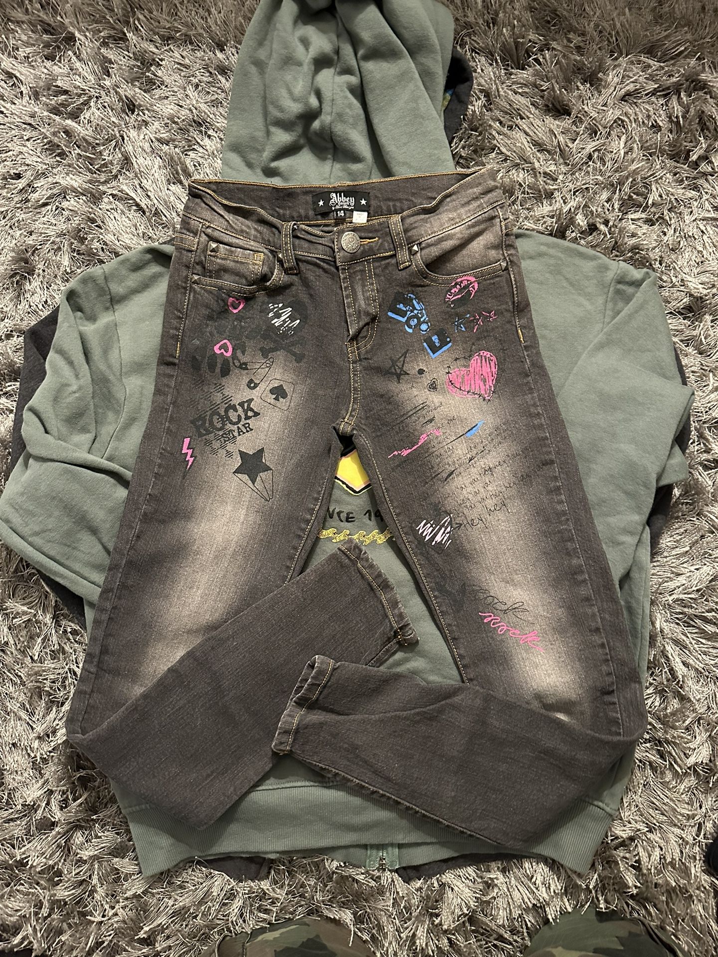 Y2K Grunge Style GIRLS Jeans