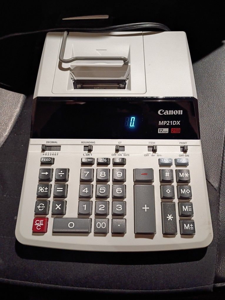 Cannon Mp21dx Printing Calculator