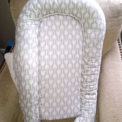 Baby Lounger Cushion For Cosleep Nap Removable Cover With Tie And Zipper