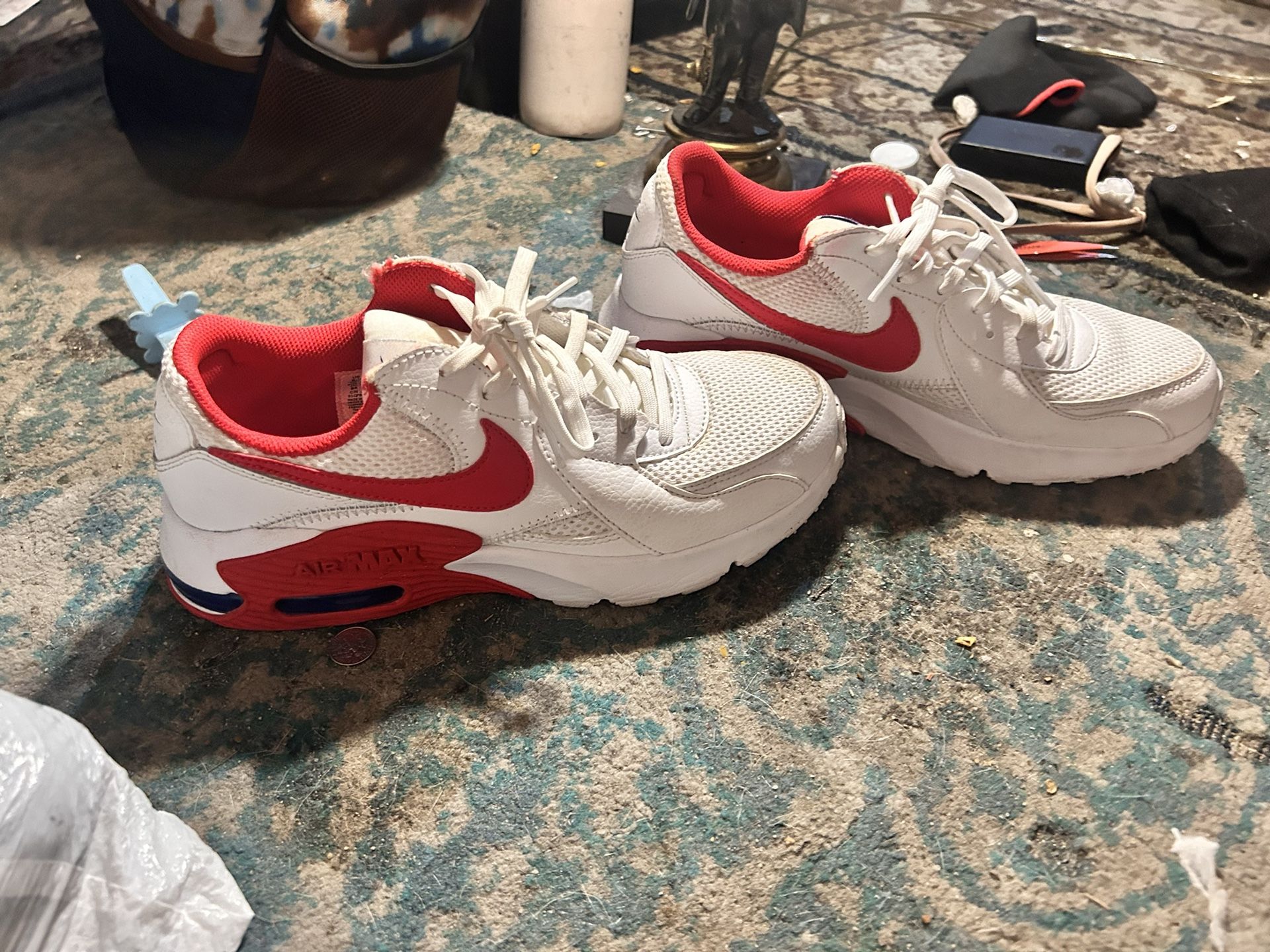 Nike Air Max Excee White University Red 8.5
