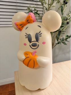 Disney Parks Halloween Minnie Ghost Blow Mold Decoration