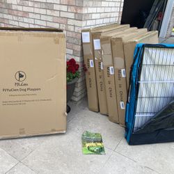31W x 39H (per panel) gate - 6 boxes available $65 each 