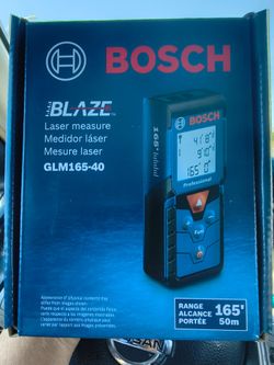 Bosch blaze laser measurer