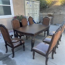 Ashley Dining Table and 8 Chairs set