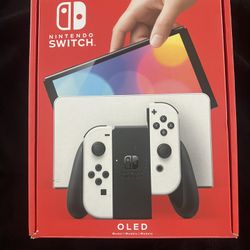 Nintendo Switch OLED (White Model) - Complete in Box + Extras