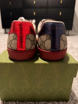 Gucci Ace GG Supreme Red Sneakers
