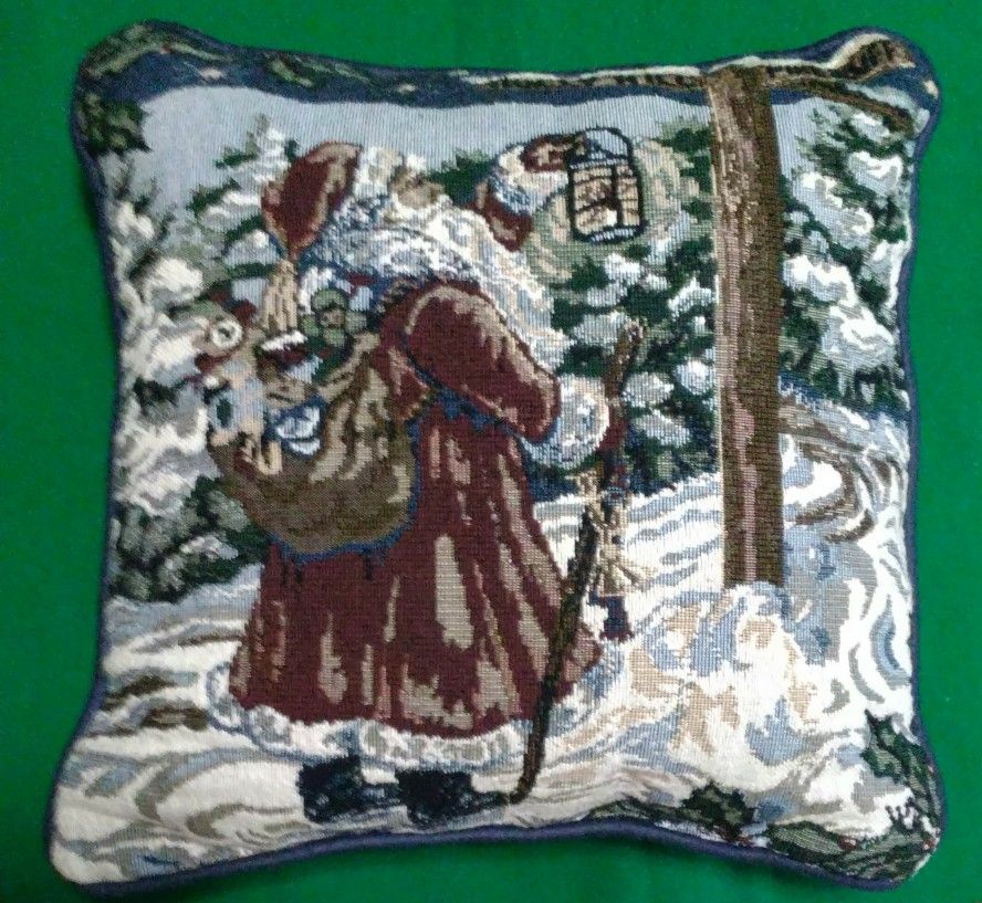 Beautiful Colorful Tapestry Fabric Pillow