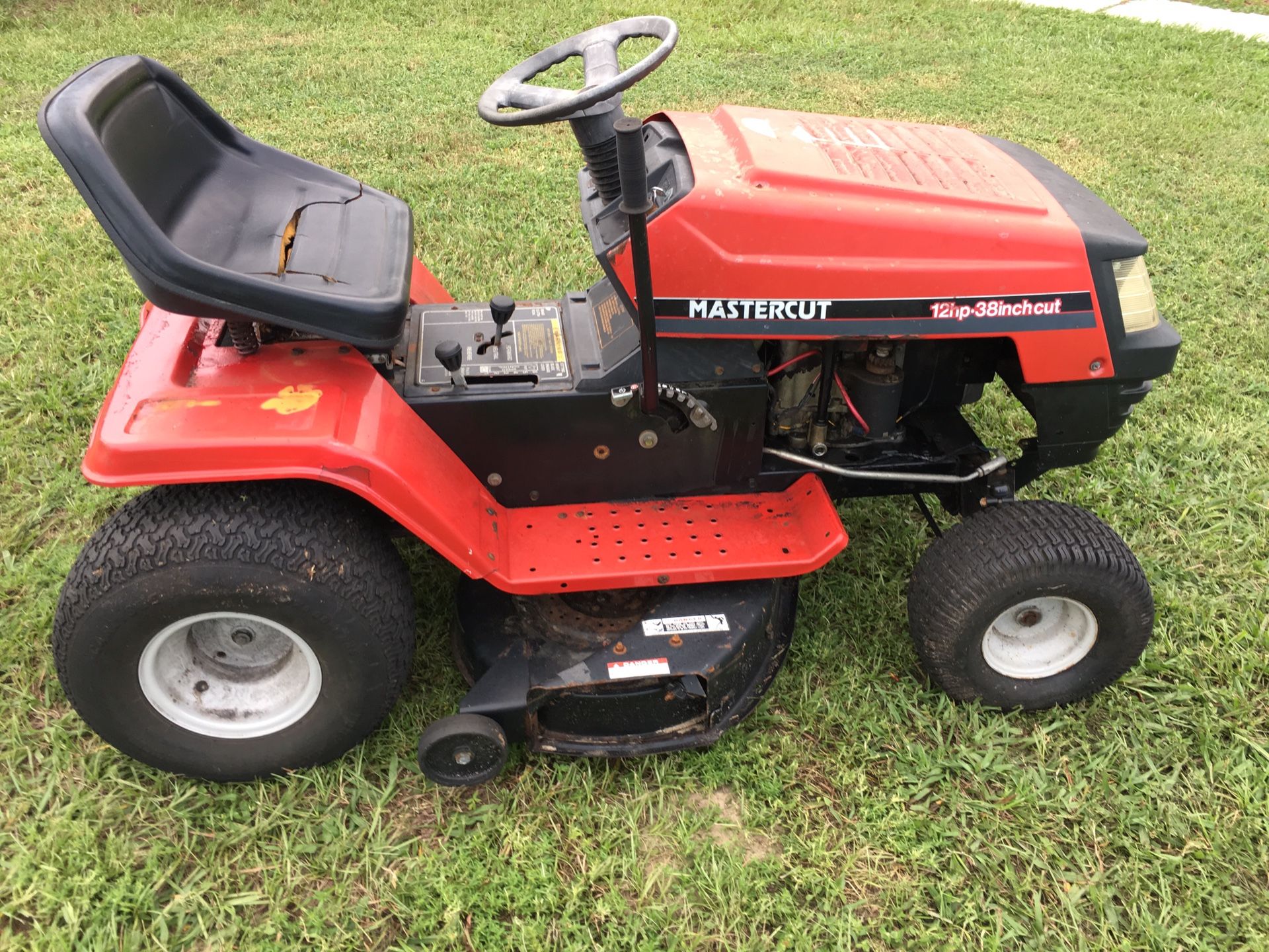 Mtd mastercut discount riding lawn mower