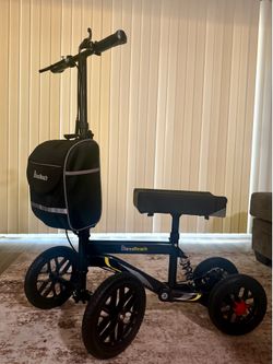 BlessReach Foldable All Terrain Knee Scooter for Adults for Foot Injuries