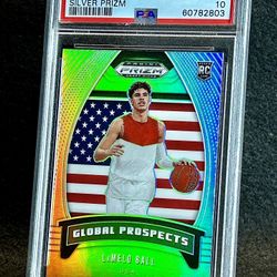 2020 Prizm Draft Picks 💥 Lamelo Ball 💥 Silver Prizm Rookie PSA 10 💎 Mint - Charlotte Hornets 