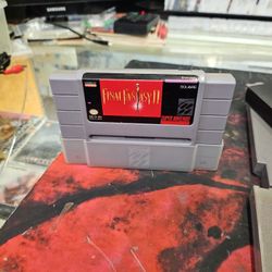 Final Fantasy II 2 (Super Nintendo, 1991) SNES Authentic  Cartridge Only