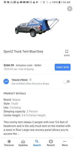 Sportz truck tent 50.00$ Thumbnail