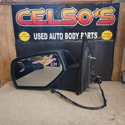 14 18 Chevy Silverado LH Mirror OEM.  Gray 