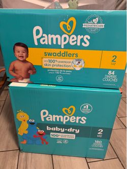 NEW SIZE 2 DIAPERS