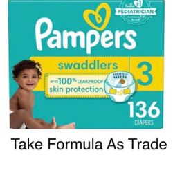 Pampers size 3 Swaddlers Diapers Pañales