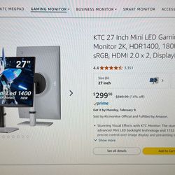 gaming monitor 2k 180hz 