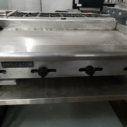 Used American Range 48"L Manual Griddle Natural Gas