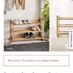 Urban Outfitters Bamboo Shelf 