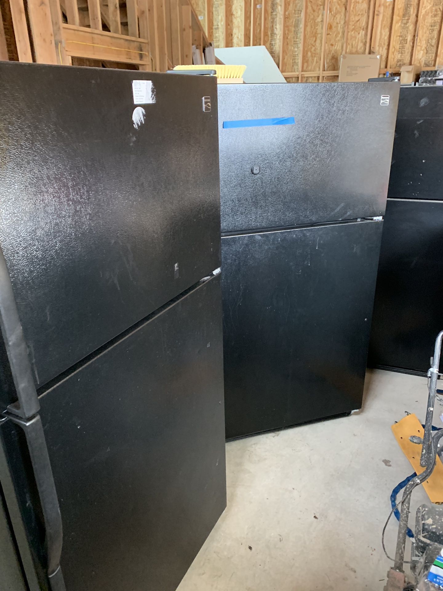 Kenmore black appliances refrigerator washer dryer dishwasher microhood REPAIR needed