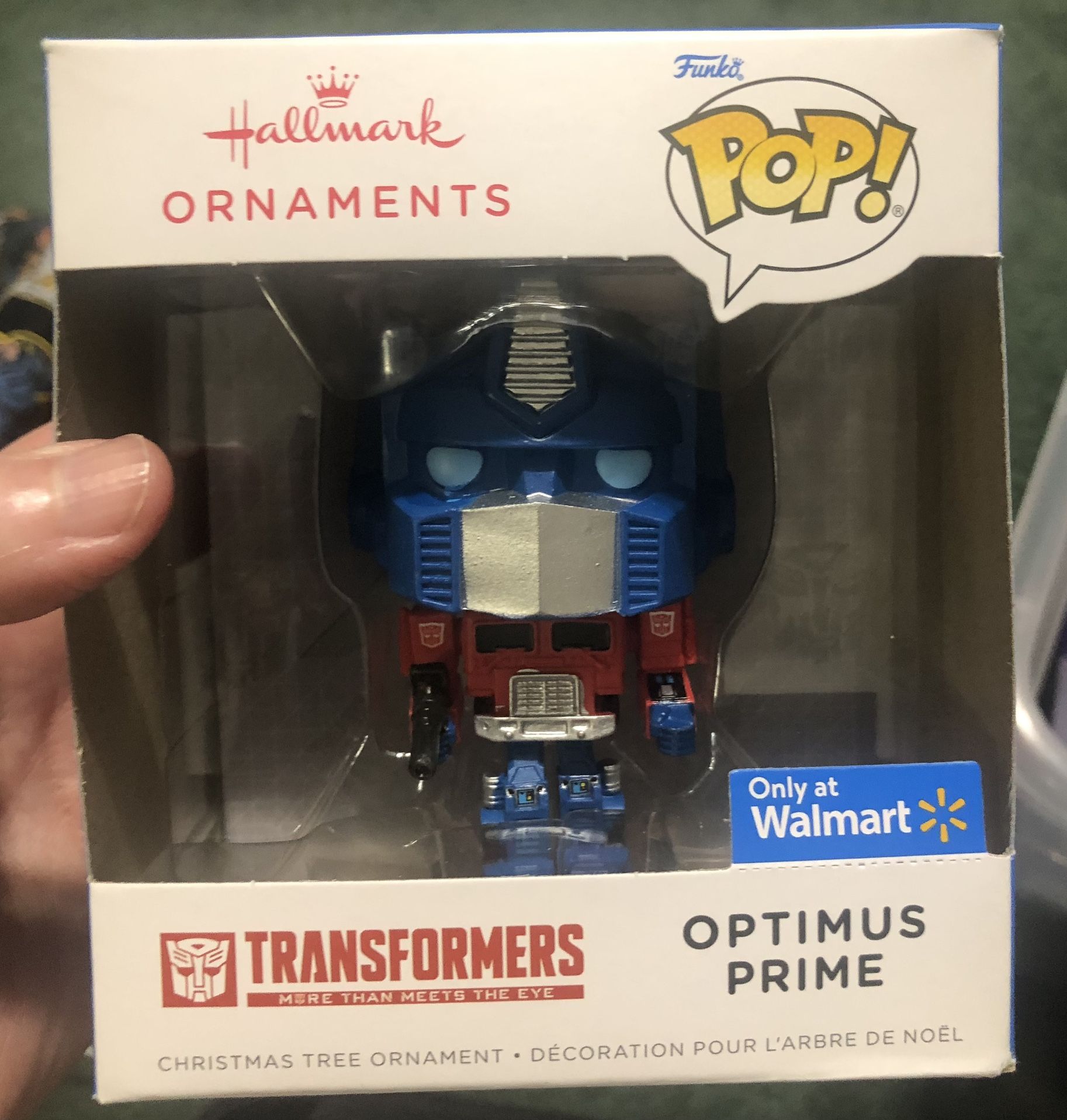 FUNKO TRANSFORMERS OPTIMUS PRIME ORNAMENT WALMART EXCL