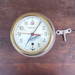 Russian Soviet submarine clock