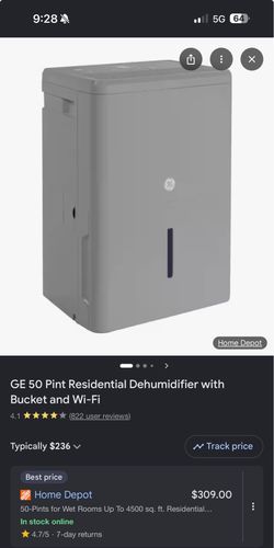 Dehumidifier 50liters!!