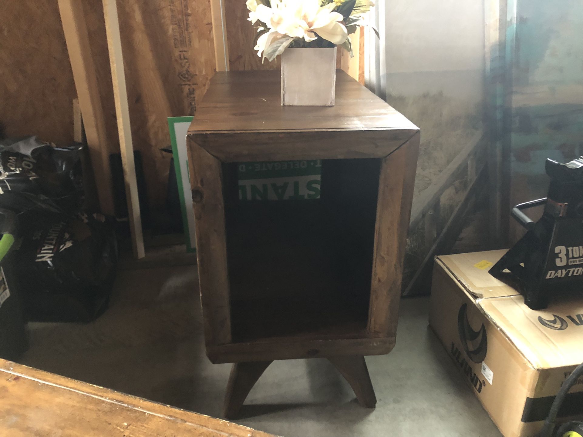 Long Valley Brown End Table $50