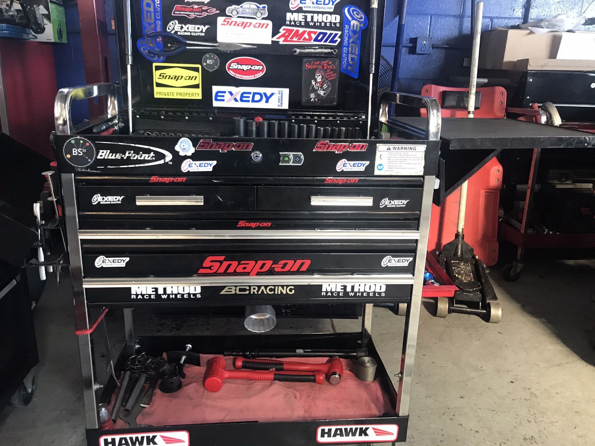 Blue point /snap on tools cart (no tools)