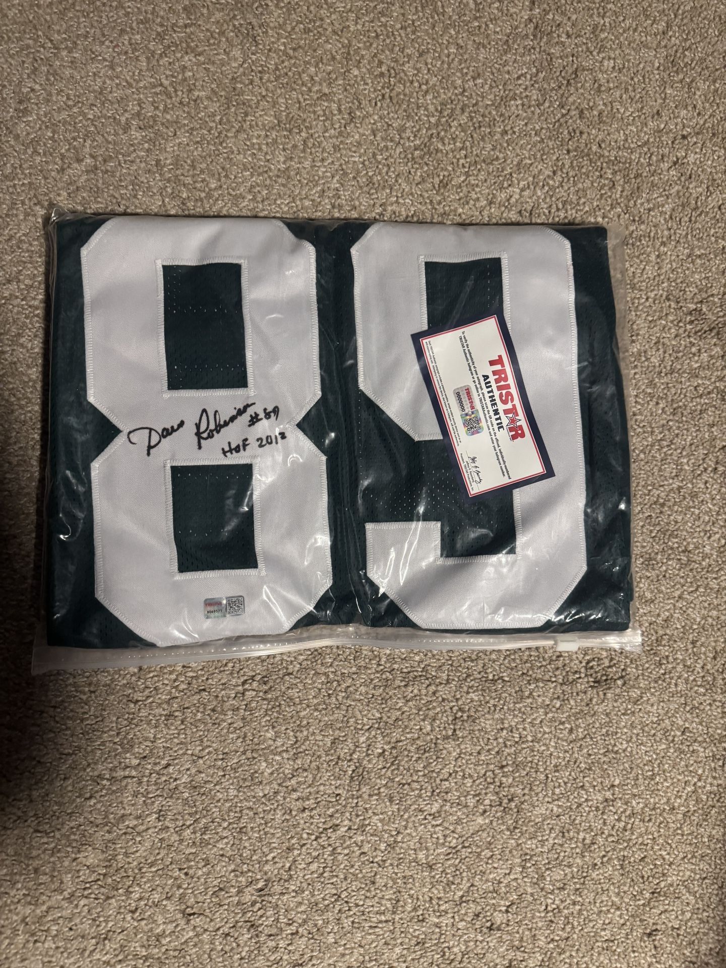 Dave Robinson Signed Jersey