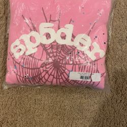 Sp5der Hoodie “pink” Brand New, Size M 