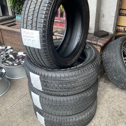 275/55/20 BRIDGESTONE ALENZA HT TAKEOFF TIRES 99.99% tread remaining
