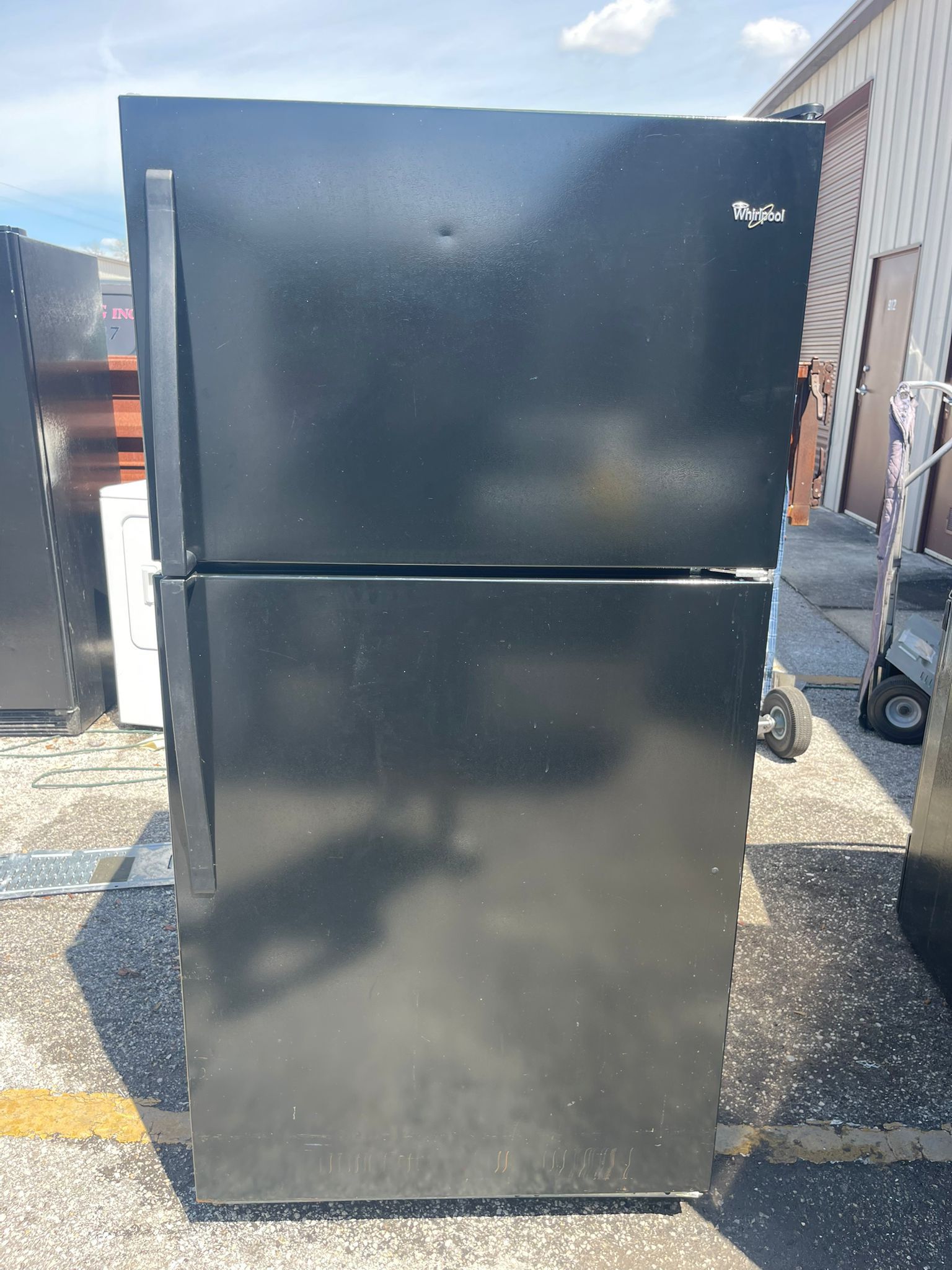 Whirlpool Black Refrigerator / Delivery Available 