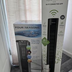 smart fan $35 or 4 in one fan, air purifier, heater, humidifier $65 brand new Firm price ventilador