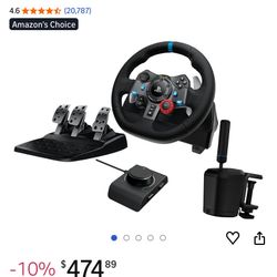 Logitech G29 Steering Wheel w/shifter&pedals