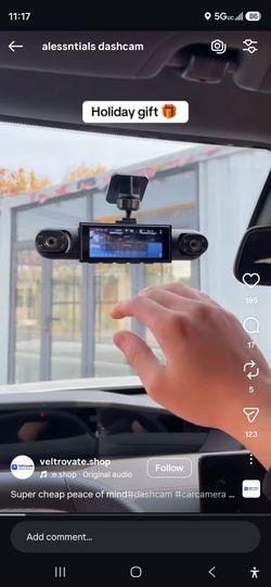 Brand new in the box Front and Rear Car dashcam.