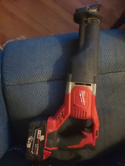 Milwaukee M18 Sawzall Reciprocating Saw + XC 5.0 Battery — $130 OBO*