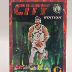 Jayson Tatum City Edition Red Seismic /199