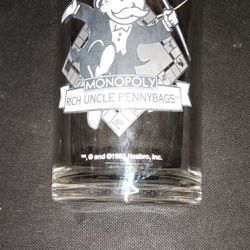 1996 Monopoly Glass Cup 