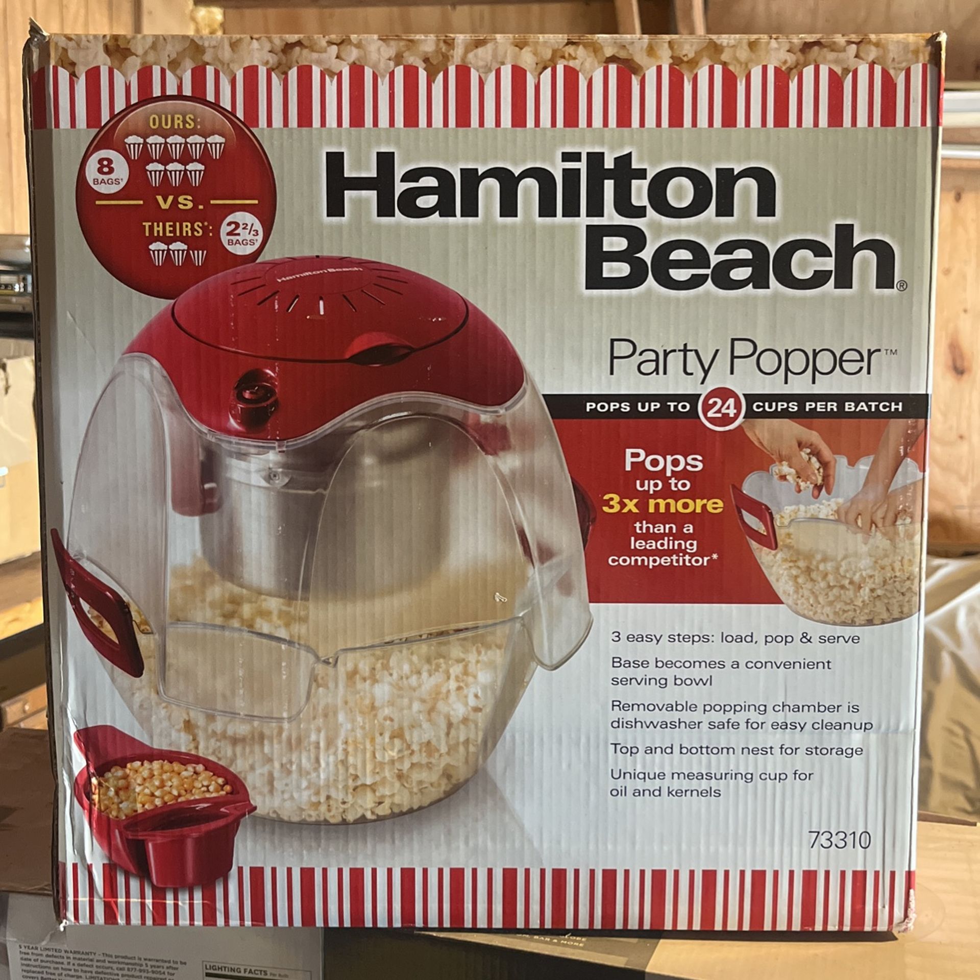 Popcorn Machine Hamilton Beach, Party Popper.