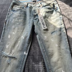 Purple Jeans (New Purple Brand Men's Splash)