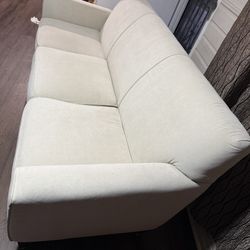 Stucco,Flex steel Sofa  77” Long x36” Depth 