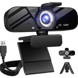 HD Webcam With Build In Microphone & Tripod Brand New