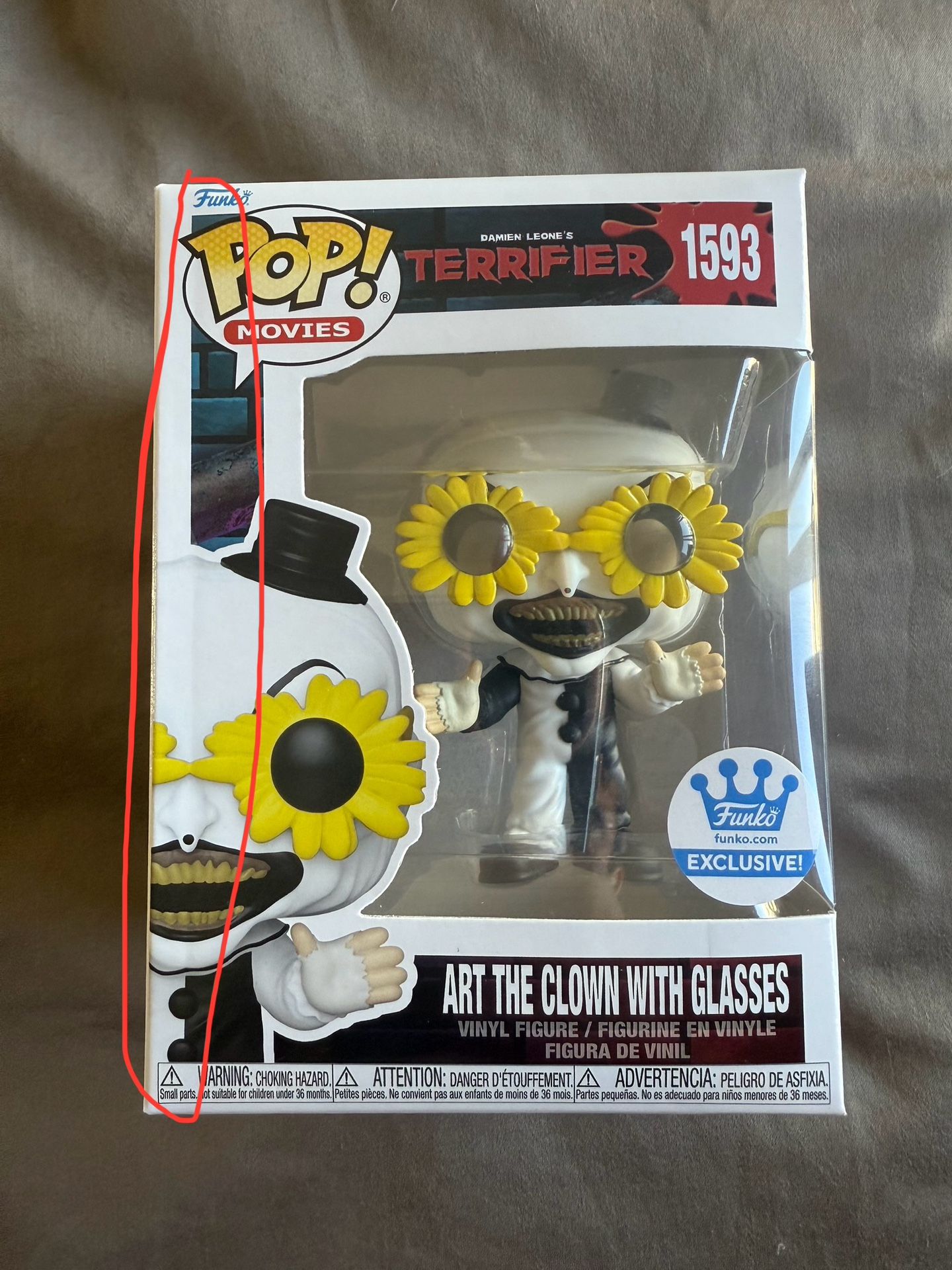 Art The Clown With Glasses - Funko Pop #1593 (Funko Shop Exclusive)