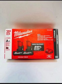 🔥 Milwaukee M12 High Output Starter Battery Kit + Charger