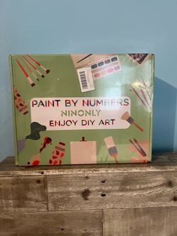 Paint by numbers art kit