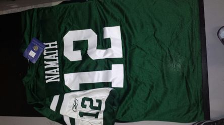 Brand new Joe Namath authentic Reebok custom 100.00